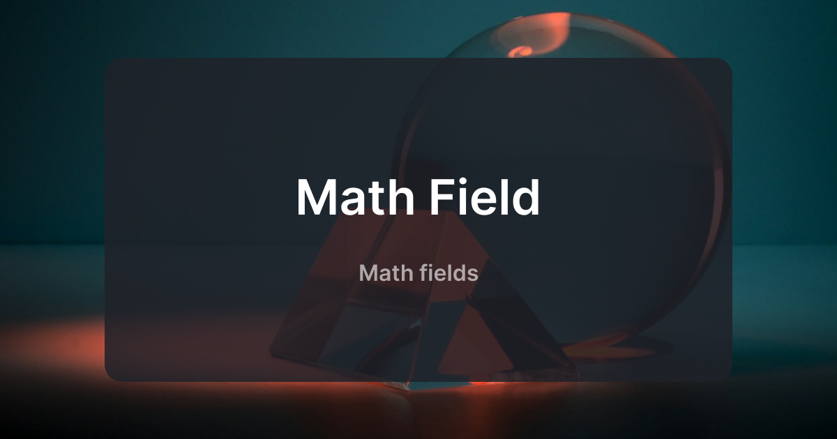 Math Field