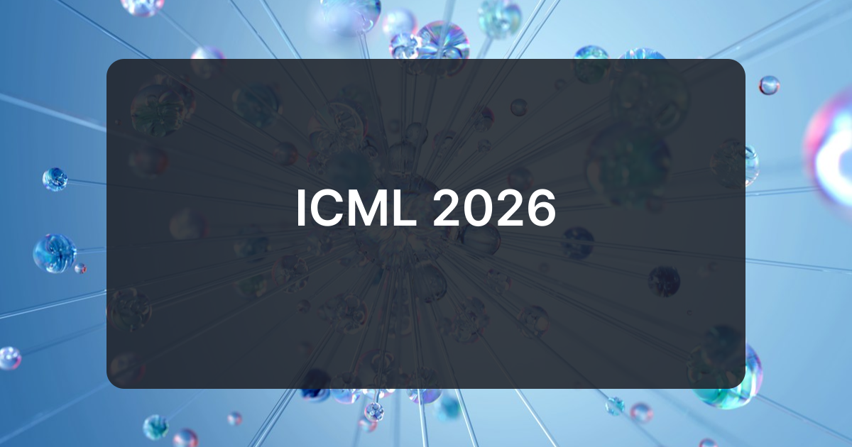 ICML 2026