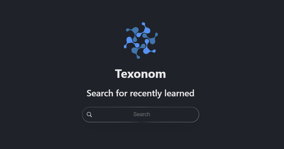 Texonom